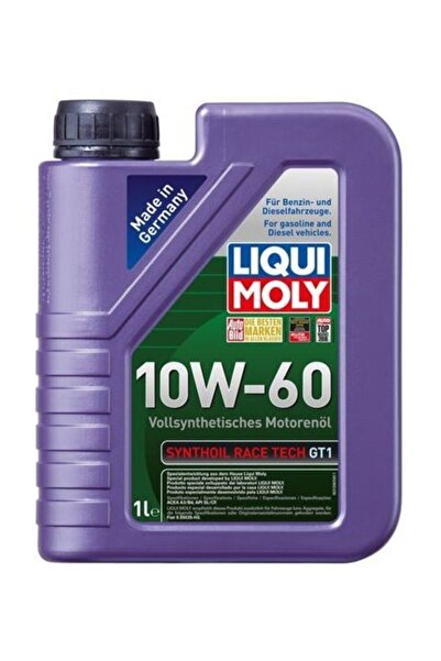 Liqui Moly Lıquı Moly 10w60 Motor Yağı Synthoil Race Tech Gt1 1 Litre (8908)