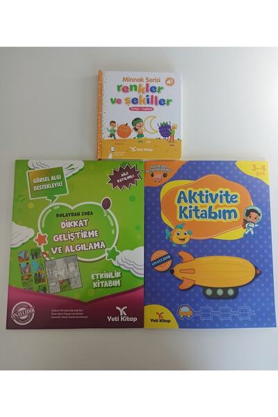 yeti kitap مجموعة أنشطة تطوير الدماغ لعمر 2-4 سنوات