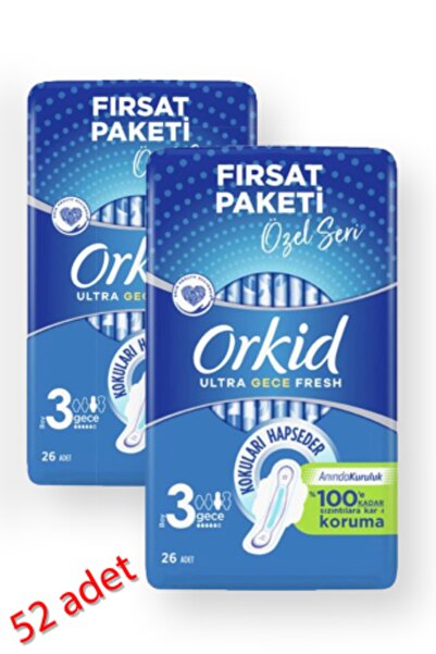 Orkid Gece& Gündüz Fresh 26×2*52 Adet Fırsat Paketi