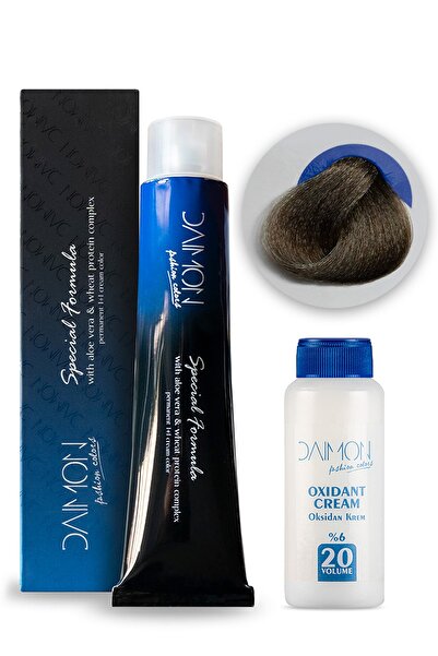 DAIMON 60 Ml 6.11 Koyu Kumral Yoğun Küllü Saç Boyası