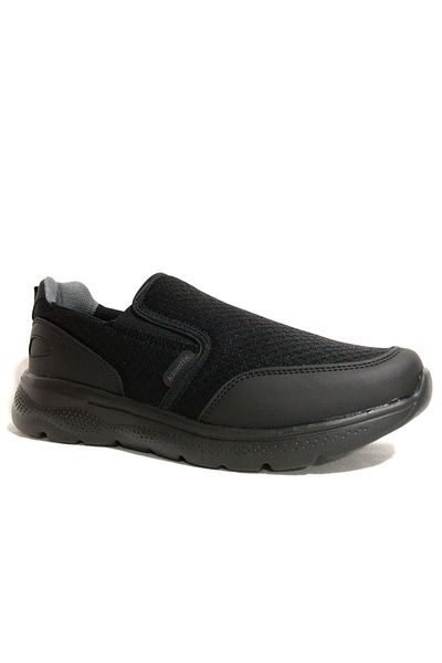 Kinetix Black Laceless Aqua Men's Sports Shoes