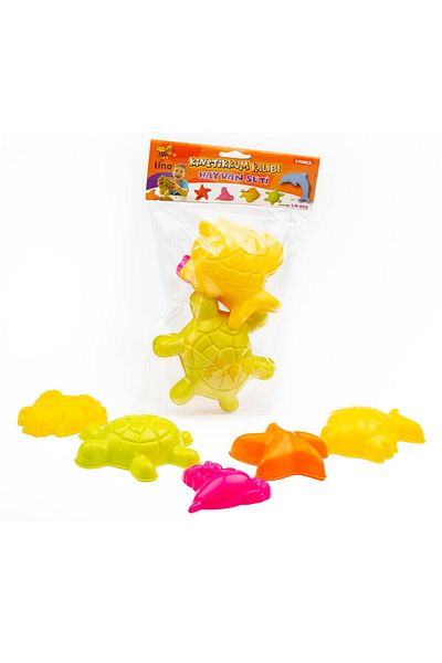 Lino Brand: Kinetic Sand Mold Animal Set Ln-003 Category: Stationery Set