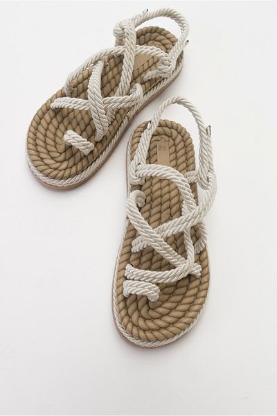 Luvi Ip Beige Women's Sandals