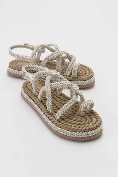 Luvi Ip Beige Women's Sandals