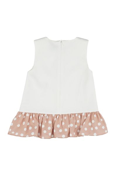 best kids Baby Girl Ecru Printed Dress