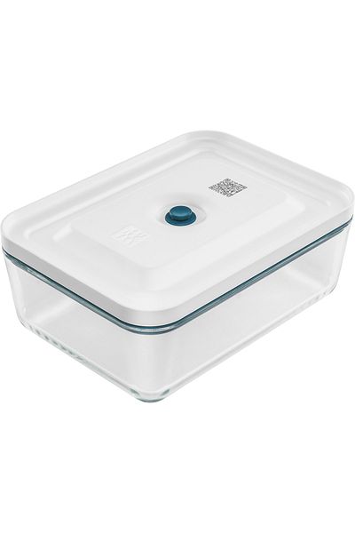 ZWILLING Fresh & Save
Vacuum Refrigerator Storage Container, Borosilicate Glass, Mediterranean Blue