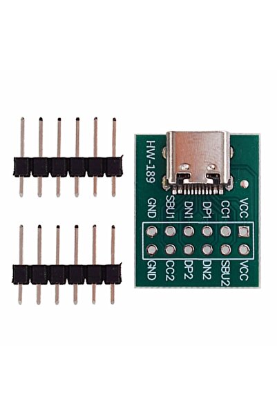 Genel Markalar Usb Type C To Dip Pcb 12 Pin Adaptör Kart
