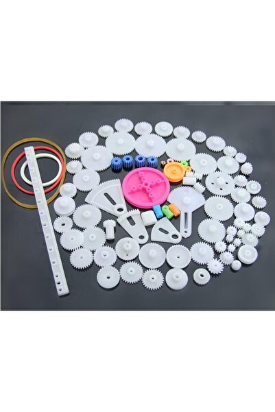Genel Markalar 85 Parça Plastik Dişli Seti (oyuncak - Tekerlek - Mil - Çark)