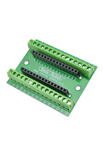 Genel Markalar Arduino Nano 3.0 Genişleme Kartı Io Terminal Adaptör Shield Kolay Bağlantı Klemens Soketler