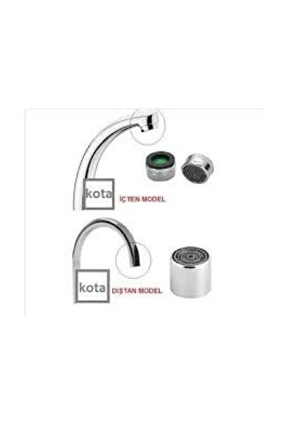 İlhan Su Armatürleri Su Tasarruf Perlatörü - Batarya Tasarruf Ucu  2'li