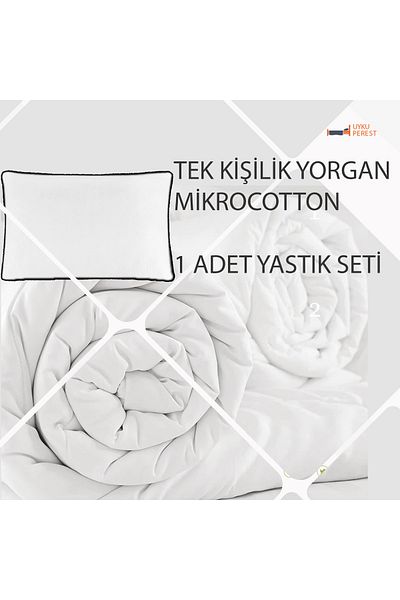 UYKUPEREST Student Set - Single Duvet and Pillow Set - Duvet - Pillow - Mikro Koton Set