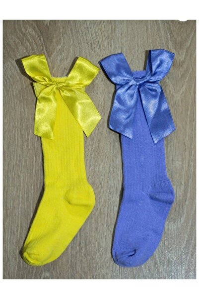 ÖZKARDEŞLER BABY Baby Knee Socks 2 Pack with Bow