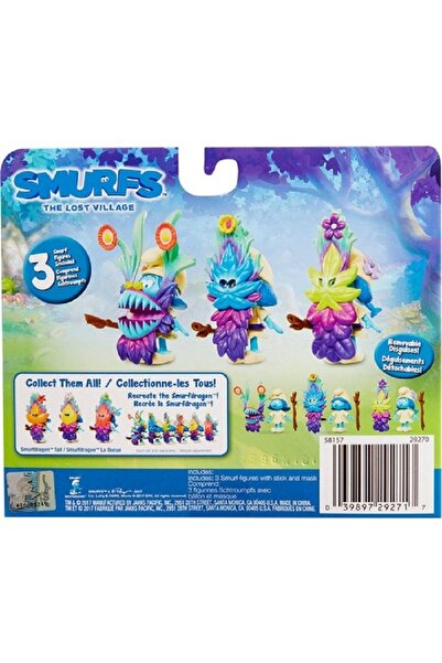 ŞİRİNLER Smurfstorm 3'lü Figür