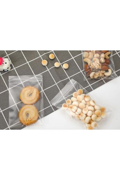 Dolphin Kilitli Poşet - Kilitli Torba 17x23 50 Adet Kilitli Naylon Poşet Şeffaf Ambalaj