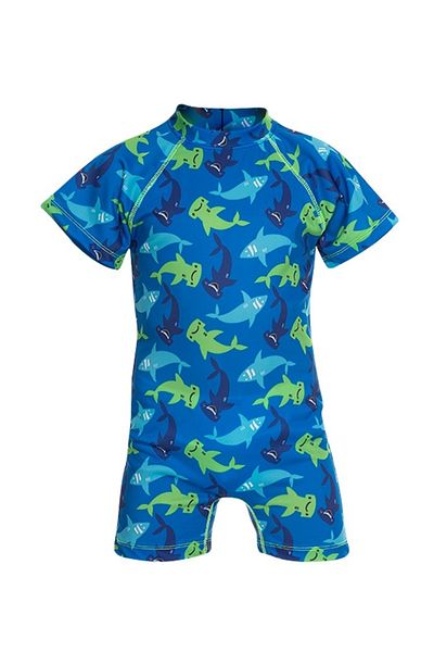Emayo Baby Jumpsuit Swimsuit +40 Sharks with UV Protection