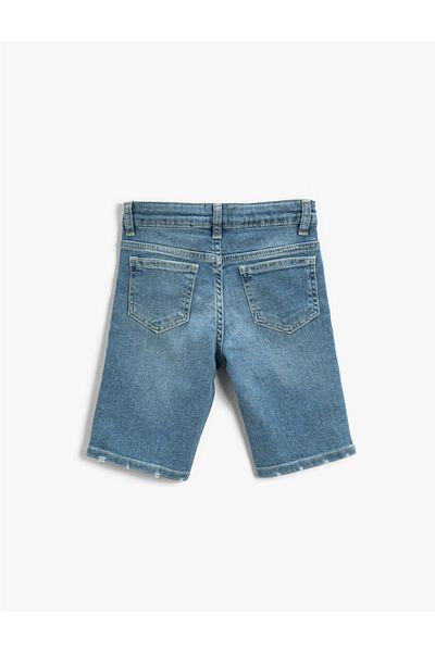 Koton Bermuda Denim Shorts with Pockets