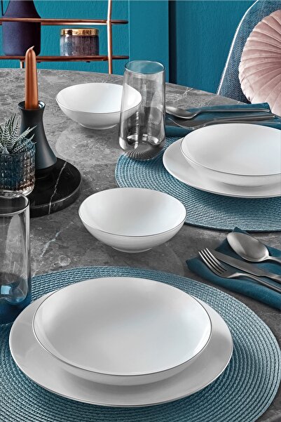 Güral Porselen Athens 24 Piece 6 Person Dinner Set Gbsatn24Ky458Syh