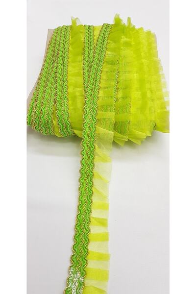 Bride Aksesuar Dünyası Organza cu aplicații de piatră Fırfır-fk-1026 – Pangli...