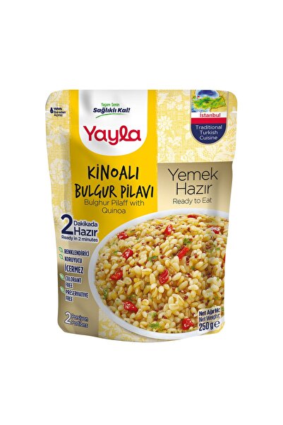 Yayla Yemek Hazır Kinoalı Bulgur Pilavı 250 gr