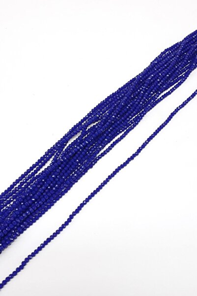 FdayAksesuar Vrste perli Mornarsko plave obložene kristalne perle 6 mm – Perle