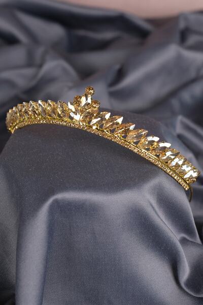 Bride Aksesuar Dünyası تاج هينا للعروس مصنوع من حجر ميشيك رفيع خاص بأجمل العر...