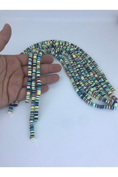 FdayAksesuar Разнообразие от мъниста Мъниста от глина Fimo в цвят бордо, синь...