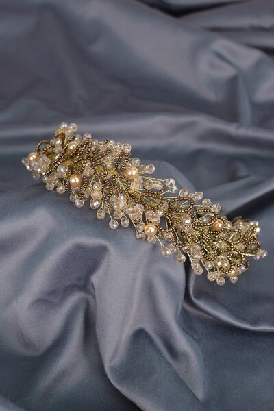 Bride Aksesuar Dünyası Νυφικό αξεσουάρ για τα μαλλιά και το τουρμπάνι με κρύσ...