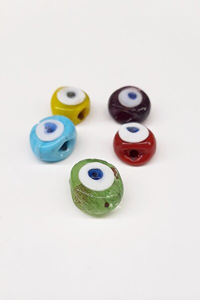 Bride Aksesuar Dünyası Šarene male perle u obliku kravljeg oka i zlog oka, 5 ...