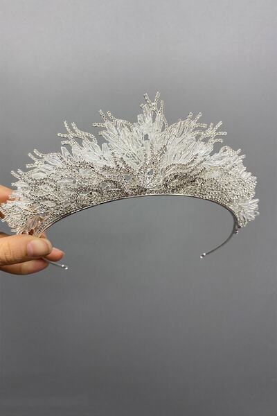 Bride Aksesuar Dünyası Accesoriu de mireasă Model Zehra Coroană de Henna pent...