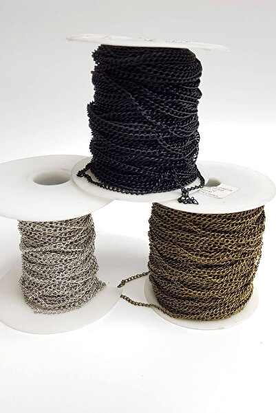 FdayAksesuar Vrste perli Šareni metalni lanac (1 Mt) – Perle