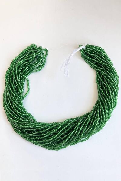 Bride Aksesuar Dünyası تشكيلة من الخرز الأخضر من خرز الرمل – خرز