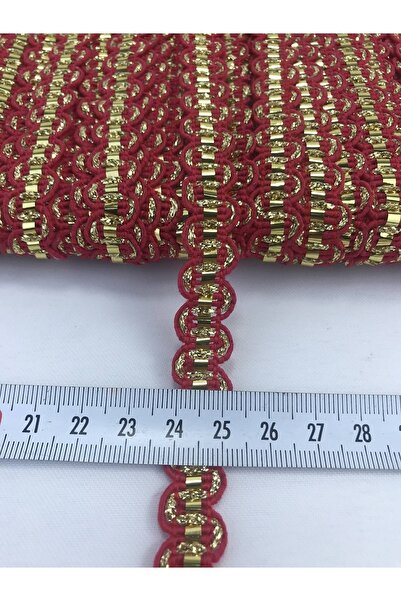 Bontex 5 μέτρα Κόκκινο χρυσό λεπτομερή ζιγκ-ζαγκ πέτρα νερού για συσκευασία Σ...