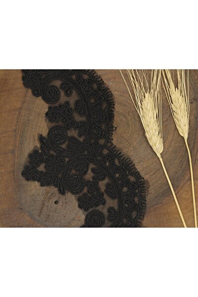 Bride Aksesuar Dünyası Panglică decorativă Accesoriu Guipure franceză neagră ...