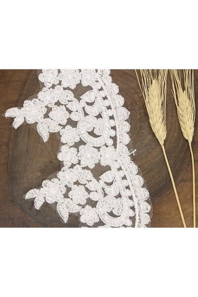 Bride Aksesuar Dünyası Panglică decorativă, accesoriu, guipură franceză albă ...