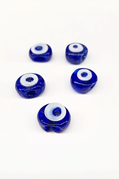 FdayAksesuar Sortiment de mărgele: Mărgele transparente albastre tip ochi de ...