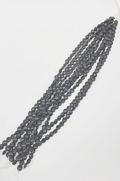 Bontex Vrste perli Crne ravne kamene perle – Perle