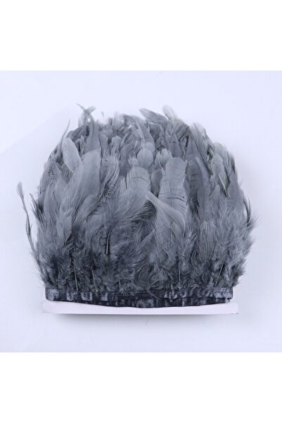 FdayAksesuar Accesoriu Panglică Decorativă Pene Artificiale de Cocoș 1 Metru ...