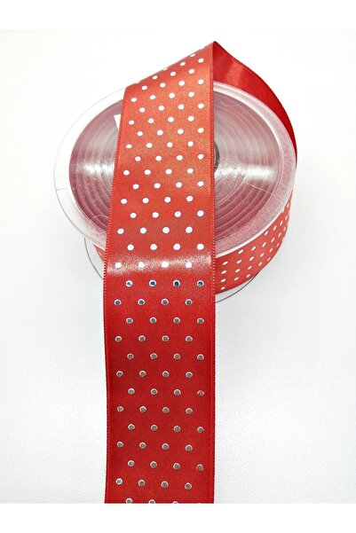 Bride Aksesuar Dünyası Panglică Satin Roșie Buline 4 Cm 3 Metri – Panglică – ...