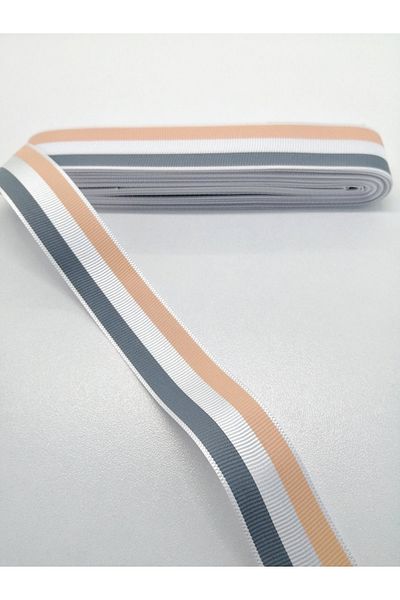 Bride Aksesuar Dünyası Panglică Grosgrain cu dungi colorate 2,5 Cm 1 Metru – Panglică – Panglică