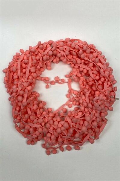 Bride Aksesuar Dünyası Panglică cu pompon cu flori de rodie – Panglică decora...