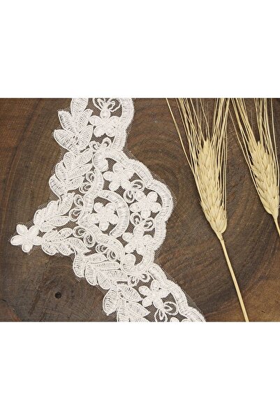 FdayAksesuar Διακοσμητική Κορδέλα Αξεσουάρ Λευκή Γαλλική Γκιπούρ 2513 – Διακο...