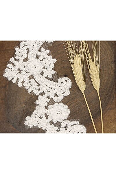 Bride Aksesuar Dünyası Accesoriu Panglică Decorativă Guipure Franțuzesc Alb 2...