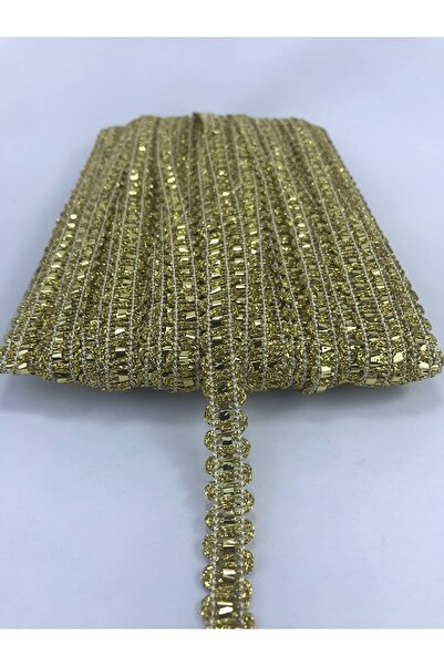 Bride Aksesuar Dünyası Piatră de apă în zig-zag cu detalii aurii, 5 metri – B...