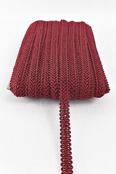 Bride Aksesuar Dünyası Bandă Decorativă Roșu Claret Piatră de Apă 1 Metru Lăț...