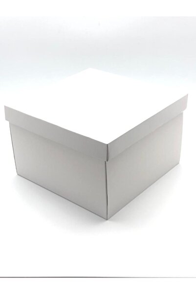 Genel Markalar 31x31x20 Karton Kutu Hediyelik Kutu Kraft Kutu Kargo Kutusu Çok Amaçlı Kutu Pasta Kutusu (10 Adet)