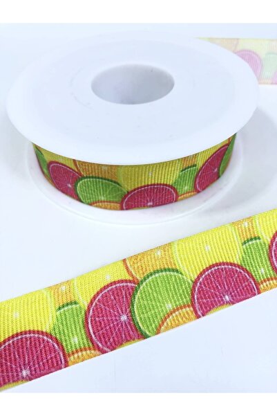 Bontex شريط جروسجرين ملون منقوش بالفواكه 5 متر – شريط – شريط