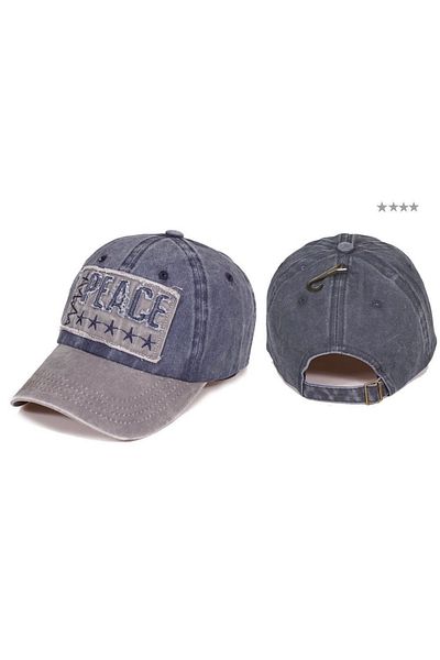 İLKCET MODA Peace Embroidered Antique Premium Unisex Hat