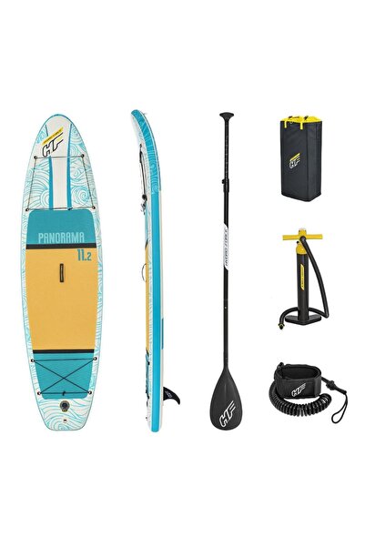 BESTWAY Panaroma Şişme Kano Sörf Tahtası-çantalı Set Kürek Ve Pompa Dahil 340...