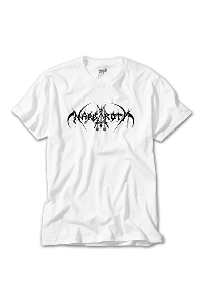 Z zepplin Tricou alb cu logo Nargaroth