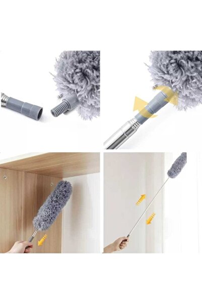 Hansel Anti Static Telescopic Dusting Set with 3 Heads